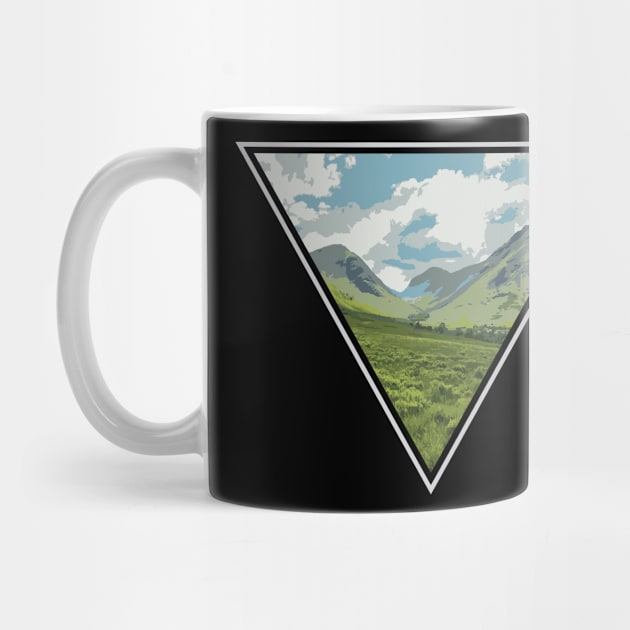 Triangle Mountain Lover Backpacker Adventure Outdoor Nature Trip Camper Design Gift Idea by c1337s